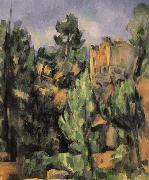 Paul Cezanne landscape rocks 3 oil painting on canvas